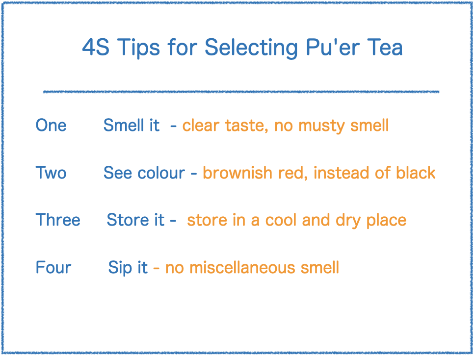 4S Tips for Buying Pu'er Tea