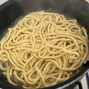 Braised egg noodle