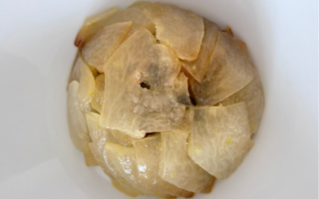 Steamed Winter Melon With Preserved Vegetables